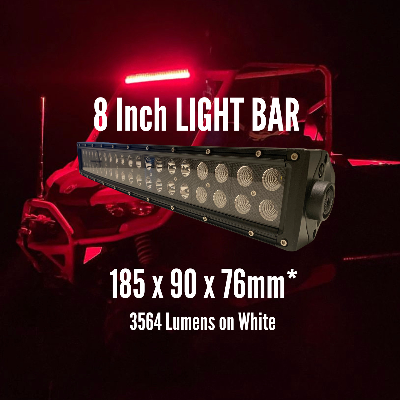 LED Driving Light Bar - 8 Inch
